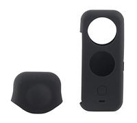 Étui de Protection en Silicone pour Petite caméra panoramique avec Couvercle d'objectif pour One X2 (Noire)