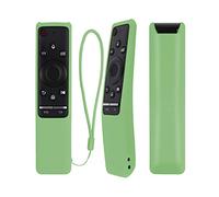Étui de Protection en Silicone pour Samsung contrôleur TV Smart 4k BN59-01259B BN59-01274A BN59-01266A BN59-01241A BN59-01242A BN59 Series Remote Cover, Lavable Antichoc (Brille dans Le Noir, Vert)