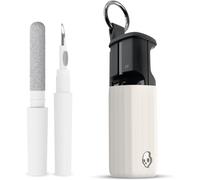 Étui De Protection En Silicone Pour Skullcandy Method 360 Anc, Avec Ouvertures De Charge Précises, Stylo De Nettoyage 3 En 1, Protection Anti-Rayures Et Anti-Chutes, Ajustement Parfait (Blanc Gris