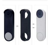 Étui de protection en silicone pour sonnette Google NEST HelloDoorbell, version batterie (noir)