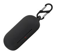 Étui de protection en silicone pour Sony WF-C500 - Résistant aux chocs - Avec porte-clés - Noir