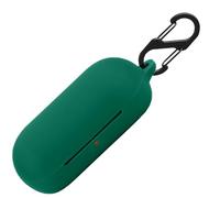 Étui de protection en silicone pour Sony WF-C500 - Résistant aux chocs - Avec porte-clés - Vert foncé
