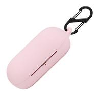 Étui de protection en silicone pour Sony WF-C700N - Résistant aux chocs - Avec porte-clés - Rose