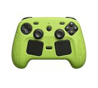 Étui de protection en silicone pour Steam Controller 2 2026, étui de protection intégral antichoc, anti-poussière et antidérapant, avec 2 capuchons pour les sticks analogiques, vert