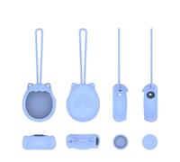 Étui de Protection en Silicone pour Tamagotchi Paradise, Housse de Protection Antichoc en Caoutchouc Souple avec Dragonne (Bleu)