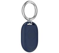 Étui de Protection en Silicone pour Xiaomi Tag Résistant aux Chutes et à la poussière Couverture de traqueur avec Porte-clés Coque de Protection légère et résistante aux Rayures (Bleu foncé)