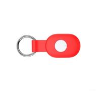 Étui de protection en silicone pour Xiaomi Tag utilisé avec des clés et des articles portables pour animaux de compagnie, matériau léger, ajustement parfait pour un usage quotidien fiable (rouge)