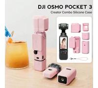 Étui de protection en silicone résistant aux rayures pour OSMO Pocket 3 Creator Combo/Xtra Muse Accessories, comprenant un couvercle d'objectif et un étui de protection Taille UniqueSilicone