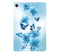 Étui de Protection en Silicone Robuste, Résistant aux Chocs et adapté pour OnePlus Pad Lite 11" vec Papillon Floral Protection,Anti-Chute,