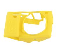 Étui de Protection en Silicone Souple pour Appareil Photo A6000, Durable, Lavable avec Sangle, accès Facile aux Commandes, Noir, Jaune (Jaune)