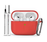 Étui de protection en silicone souple pour Apple Airpod Pro,étui de 1ère génération pour femmes et hommes,housse avec kit de nettoyage - Type light blue