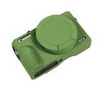 Étui de protection en silicone souple pour Canon G7 X Mark III, vert foncé, Standard