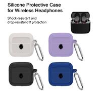Étui de protection en silicone SUSUchens pour écouteurs Skullcandy Mod, anti-poussière, imperméable et résistant à l'usure, avec crochet de