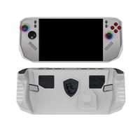 Étui de Protection en TPU avec Support pour Msi Claw 8 Z2 Extreme Machine de Jeu Anti-Collision et Antichoc Manchon de Protection Coque et Pied intégré Accessoires ergonomiques (Blanc)