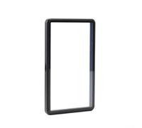 Étui de protection en verre trempé et alliage d'aluminium pour cartes classées PSA offrant une forte défense et une vision claire (noir)