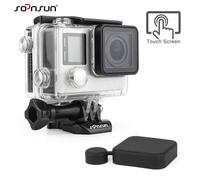 Étui de protection étanche Standard SOONSUN avec porte arrière tactile + porte arrière BacPac pour accessoire GoPro Hero 4 3 + 3 Go Pro