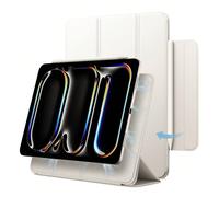 Étui de protection fin à trois volets avec support magnétique puissant pour iPad Pro 13 pouces M5 M4 2026 Air 11 M2 10.9 Air 5e génération 10e génération 11e génération A16 2025 M3 Air 13, compatible