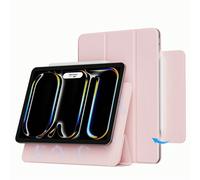 Étui de protection fin à trois volets avec support magnétique puissant pour iPad Pro 13 pouces M5 M4 2026, Air 11 M2, 10.9, Air 5e génération, 10e génération, 11e génération, A16 2025, M3, Air 13, com