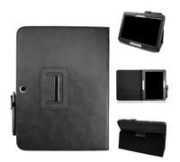 Étui de protection fin et pliable pour tablette Samsung Galaxy Tab 3 10,1" GT-P5200 P5220 P5210 avec fonction veille/réveil automatique Noir