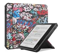 Étui de protection fin pour Kobo Libra 2 Libra Color 2024 Tolino Vision Color 7" avec fonction support et fonction veille/réveil automatique
