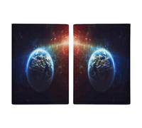 Étui de protection fin pour passeport Space Planet Earth pour passeport compact et léger pour voyage, style, 20,3 x 13,8 cm, Style :, 20.3x13.8cm