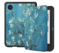 Étui de protection fin pour tablette Kobo Clara 2E 2022 BW 2024 Tolino Shine 5 Tolino Shine 4 6" avec fonction support et fonction veille/réveil automatique
