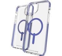 Étui de protection Gear4 Santa Cruz Snap pour iPhone 14 Plus, Transparent avec cadre violet