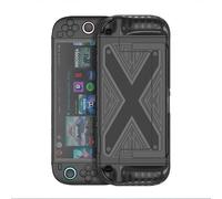étui de protection Grip Case DUX DUCIS Slim PC + TPU pour Nintendo Switch 2, motif en X - Noir