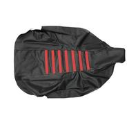 Étui de Protection Housse Siège Caoutchouc Nervuré Imperméable Souple Antidérapant Motif Grain pour Suzuki LTZ 400 Z400 2003 - 2009 ATV(Rosso)