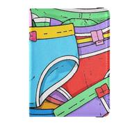 Étui de protection léger en cuir pour passeport, sous-vêtements, motif dessin animé, Joli sous-vêtement de dessin animé, 1 size