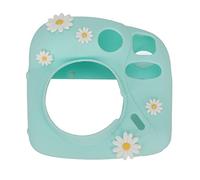 Étui de Protection Léger en Silicone pour Mini 7 Plus, Coque Souple avec Bandoulière pour Enfants et Amis, Cadeau Parfait, Texture Premium, Accès Pratique à L'appareil Photo (Marguerite