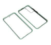 éTui De Protection MagnéTique Double Face Pour Samsung S22, Verre Et MéTal, Enveloppe ComplèTe Pour Smartphone