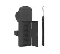 Étui de protection magnétique pour DJI Osmo Pocket 3, couvercle de protection avec couvercle à rabat et sangles en silicone pour la protection de l'objectif du cardan et le rangement des accessoires