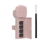 Étui de protection magnétique pour DJI Osmo Pocket 3, couvercle de protection avec couvercle à rabat et sangles en silicone pour la protection de l'objectif du cardan et le rangement des accessoires