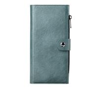 Étui de protection magnétique pour iPhone 16 Pro Max/16 Pro/16 Plus/16 - Protection complète - Anti-chocs - Avec compartiments pour cartes - En cuir rétro - Vert - 16