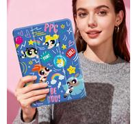 Étui de protection mignon et créatif avec motif de fleurs, de bulles et de boutons d'or. Cadeau d'Halloween et de Noël, compatible avec Samsung Galaxy Tab S6 Lite 10,4 pouces, iPad (A16) 11e génératio