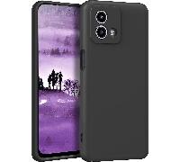 Étui de protection minimaliste en couleur unie noire en TPU silicone doux, absorbant les chocs, anti-traces de doigts, protection intégrale du corps, compatible avec OPPO, étanche, anti-chute, anti-ra