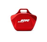 étui de Protection Moto Coque clé Pour S1000RR S 1000 RR S1000 2010-2019 Nouveaux Accessoires De Moto CNC Etui Clés Coque Broderie Badge Porte-clés(KC Red)