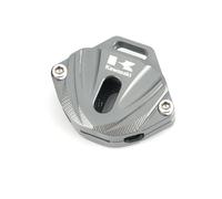 étui de Protection Moto Coque clé Pour Z400 Z650 Z900 RS Z1000SX ZX6R ER6N Moto CNC Accessoires Etui Clés Coque Et Broderie Porte-clés(Cover Titanium)