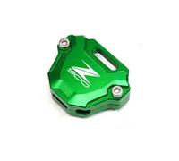 étui de Protection Moto Coque clé Pour Z900 Z900SE 2017-2023 Accessoires De Moto CNC Etui Clés Coque Et Badge Brodé Porte-clés(KC Green)