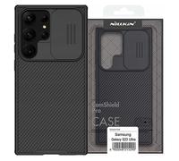 Étui de protection - NILLKIN - Camshield Pro - Samsung Galaxy S23 Ultra - Fermeture magnétique - Noir