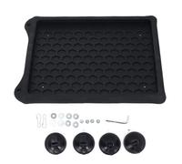 Étui de Protection par Satellite ajusté pour Mini, Couvercle Satellite Gris en Silicone Doux, précédent de Protection de l'antenne de quatrième génération avec 4 ventouses, Noir