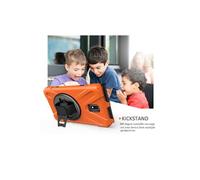 Etui de protection pivotant à 360 ° avec dragonne pour Samsung Galaxy Tab Activ2 T390/T395/T397 8.0 - Orange