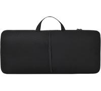 Étui de protection portable en néoprène souple avec bande de préhension compatible avec Logitech K400 Plus, clavier tactile sans fil avec pavé tactile intégré, clavier HTPC, Noir , Classique