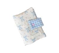 Étui de protection portable en tissu avec nœud papillon - Motif floral - Pour carnet de croquis, études et voyages - Imprimé floral - Étui de protection élégant pour étudiant