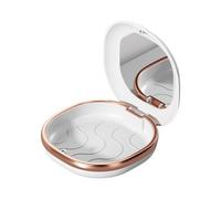 Étui de protection portable pour prothèses dentaires avec miroir, aligneur de dents, facile à utiliser, cadeaux