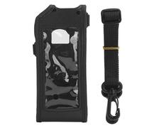 Étui de protection portable pour talkie-walkie Anytone AT-D878UV en cuir PU souple avec lanière durable pour un transport sécurisé