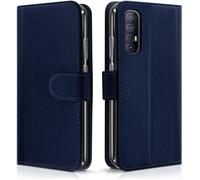 Étui de Protection Portefeuille - Oppo - Find X2 Neo - Simili-cuir - Bleu Foncé - 6.5 pouces
