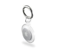 Étui de protection pour Apple AirTag, avec porte-clés, Transparent