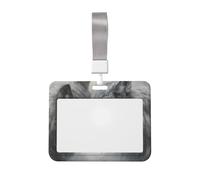 Étui de protection pour badge « Rêverie de la Toundra » de Lone Wolf, avec cordelette de suspension et étui de poitrine.